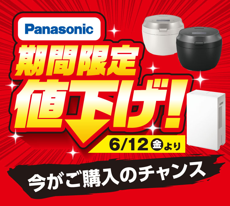期間限定　送料込50インチPanasonic TH-P50V1 都内引渡値引有 6/12～7/5】Panasonic製品 期間限定値下げ！ | EDION（エディオン