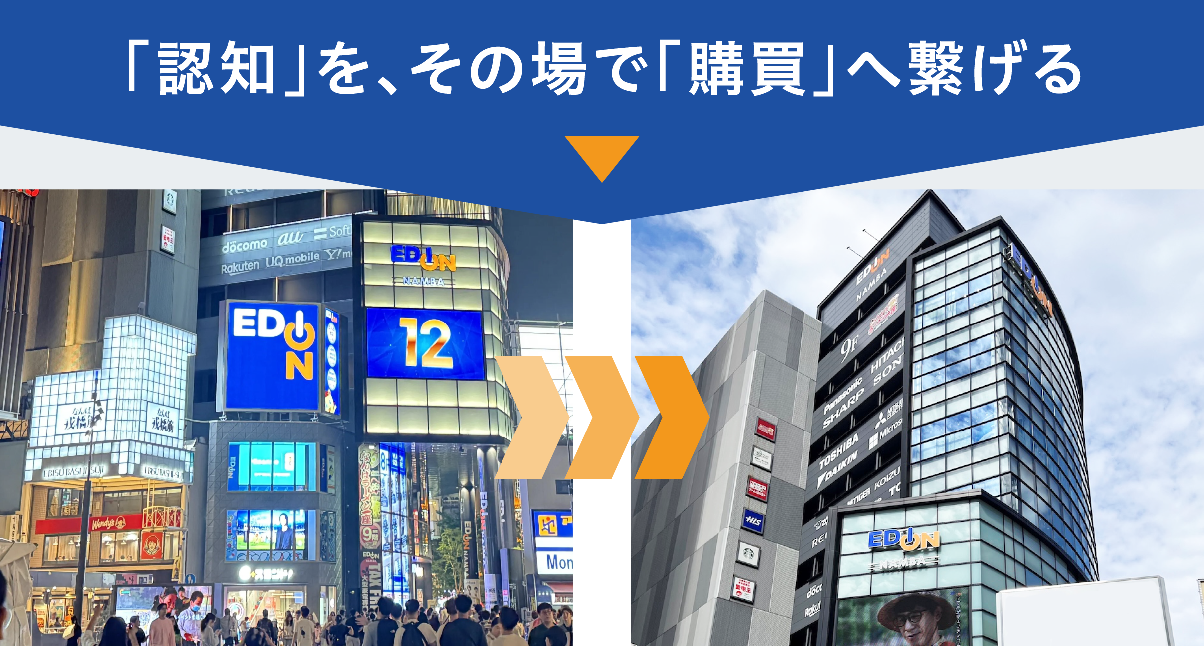 「認知」を、その場で「購買」へ繋げる